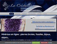 Tablet Screenshot of la-cristalliere.com